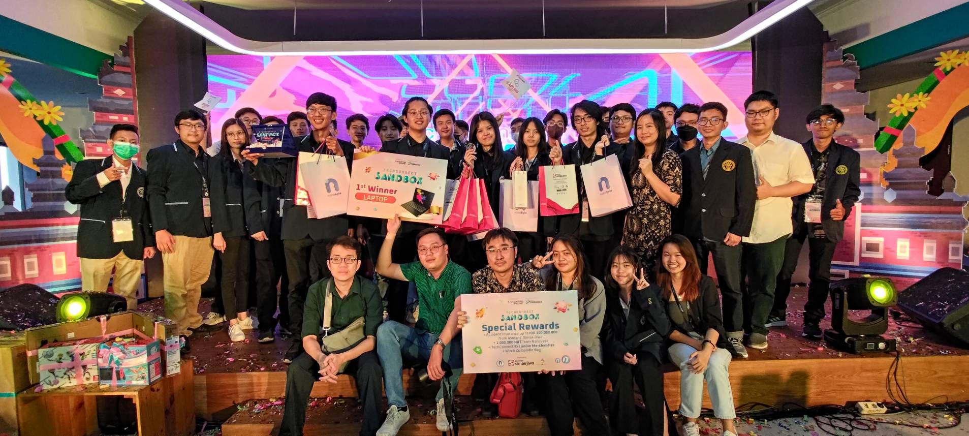 Lomba Techconnect Sandbox 2023 di Universitas Primakara, Bali, Dimenangkan oleh 2 Tim dari ISTTS